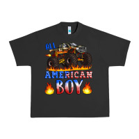 Pigment Black all american boy monster truck Urban Heavy Tee - Artiststas