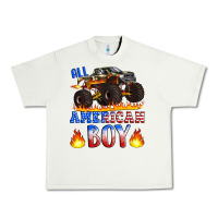 Pistachio all american boy monster truck Urban Heavy Tee - Artiststas