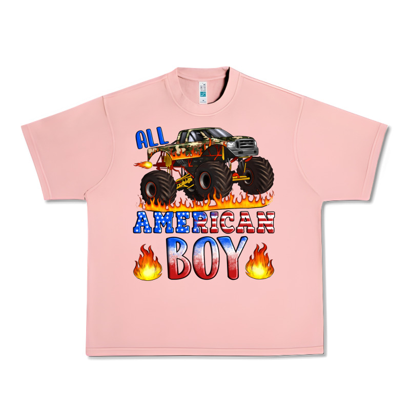 All American Boy Monster Truck Urban Heavy Tee by Artiststas | Teevron