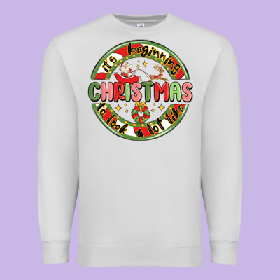 Premium Sweatshirt it's beginning to look a lot like christmas