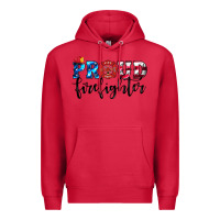 Cardinal proud firefighter Premium Hoodie - HRA Design Shop