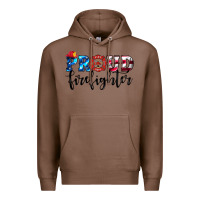 Chestnut proud firefighter Premium Hoodie - HRA Design Shop