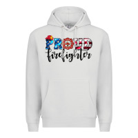 Dove Grey proud firefighter Premium Hoodie - HRA Design Shop