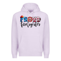Lilac proud firefighter Premium Hoodie - HRA Design Shop