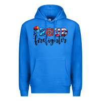 True Royal proud firefighter Premium Hoodie - HRA Design Shop
