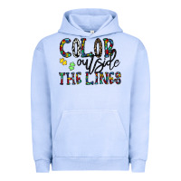 Pigment Grape Ice color outside the lines Urban Hoodie - CowhideDigitalArt