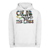 Pigment Lunar Rock color outside the lines Urban Hoodie - CowhideDigitalArt