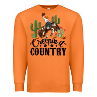Carrot creepin it country rodeo Premium Sweatshirt - MaliasSmallBusiness