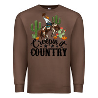Chestnut creepin it country rodeo Premium Sweatshirt - MaliasSmallBusiness