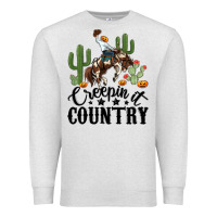 Creepin It Country Rodeo Premium Sweatshirt | Teevron