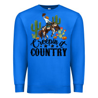 True Royal creepin it country rodeo Premium Sweatshirt - MaliasSmallBusiness