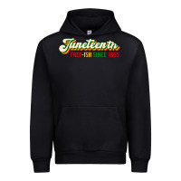 Black juneteenth free ish since 1865 Urban Hoodie - HRA Design Shop