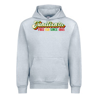 Heather Grey juneteenth free ish since 1865 Urban Hoodie - HRA Design Shop