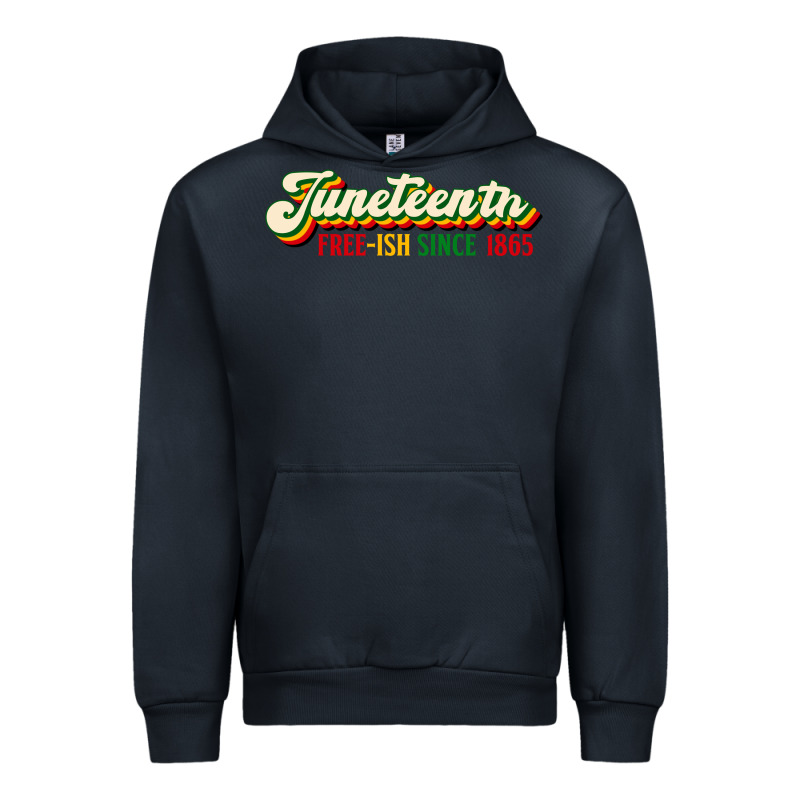 Juneteenth Free Ish Since 1865 Urban Hoodie by HRA Design Shop | Teevron