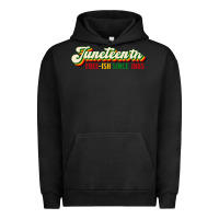Pigment Black juneteenth free ish since 1865 Urban Hoodie - HRA Design Shop