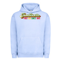 Pigment Grape Ice juneteenth free ish since 1865 Urban Hoodie - HRA Design Shop