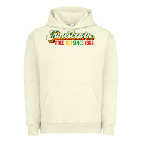 Pigment Pistachio juneteenth free ish since 1865 Urban Hoodie - HRA Design Shop