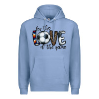 Colony Blue for the love of the game socer Premium Hoodie - CowhideDigitalArt