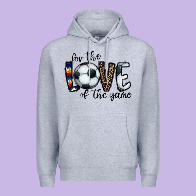 For The Love Of The Game Socer Premium Hoodie Designed By Cowhidedigitalart