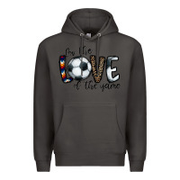 Smoke for the love of the game socer Premium Hoodie - CowhideDigitalArt
