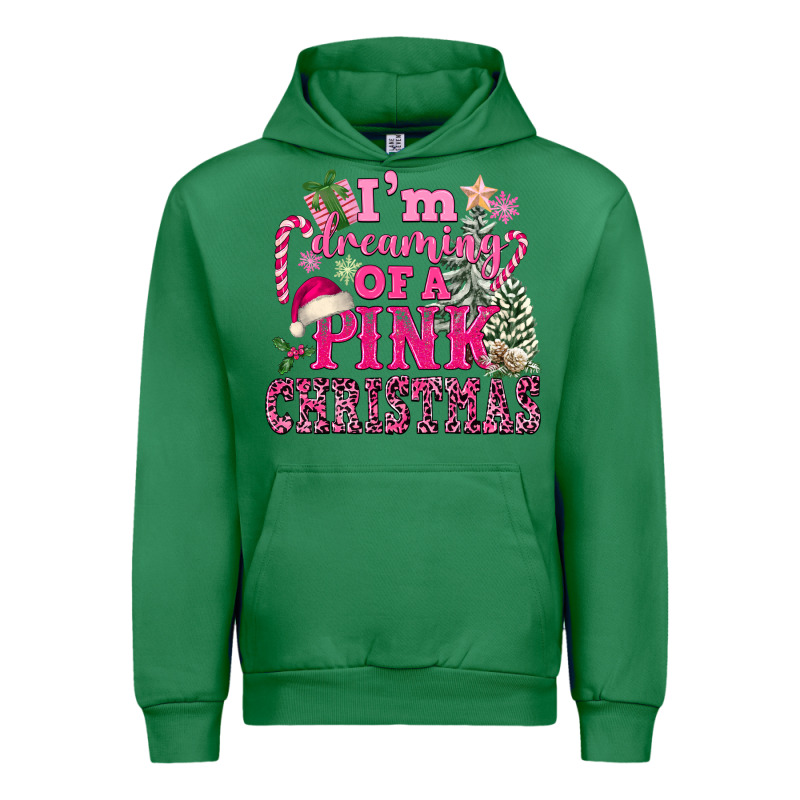 I Am Dreaming Of A Pink Christmas Urban Hoodie by FaDigitalArtStudio | Teevron