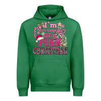 Emerald I Am Dreaming Of A Pink Christmas Urban Hoodie - FaDigitalArtStudio