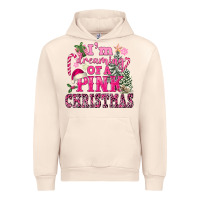 Sandshell I Am Dreaming Of A Pink Christmas Urban Hoodie - FaDigitalArtStudio