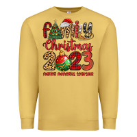 Antique Gold family christmas 2023 making memories together Premium Sweatshirt - MaliasSmallBusiness