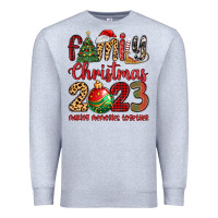 Heather Grey family christmas 2023 making memories together Premium Sweatshirt - MaliasSmallBusiness