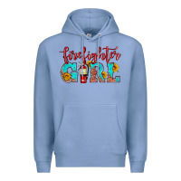 Colony Blue firefighter son girl Premium Hoodie - HRA Design Shop