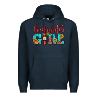 Navy firefighter son girl Premium Hoodie - HRA Design Shop