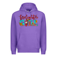 Purple firefighter son girl Premium Hoodie - HRA Design Shop