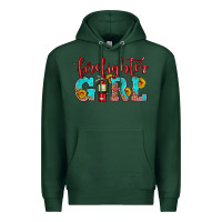 Sports Green firefighter son girl Premium Hoodie - HRA Design Shop