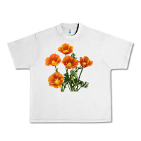 Lunar Rock California Poppy Flower Urban Heavy Tee - RanaPortraitStore