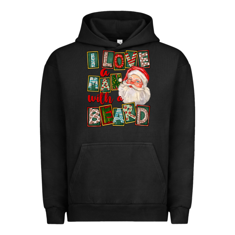 I Love A Man With A Beard Urban Hoodie by FaDigitalArtStudio | Teevron