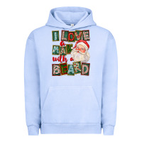 Pigment Grape Ice I Love A Man With A Beard Urban Hoodie - FaDigitalArtStudio