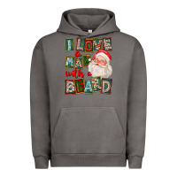 Pigment Tornado I Love A Man With A Beard Urban Hoodie - FaDigitalArtStudio