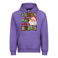 Tulip I Love A Man With A Beard Urban Hoodie - FaDigitalArtStudio