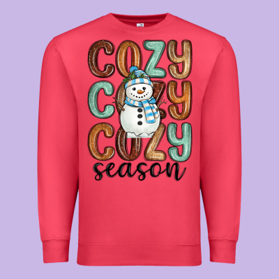 Premium Sweatshirt cozy season snowman