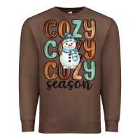 Chestnut cozy season snowman Premium Sweatshirt - MaliasSmallBusiness
