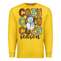 Lemon cozy season snowman Premium Sweatshirt - MaliasSmallBusiness