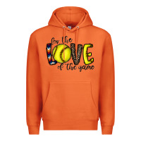 Carrot for the love of the game softball Premium Hoodie - CowhideDigitalArt