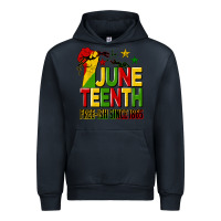 Navy juneteenth fist free ish since 1865 Urban Hoodie - HRA Design Shop