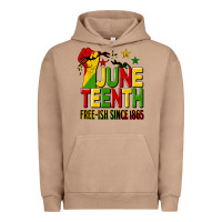 Juneteenth Fist Free Ish Since 1865 Urban Hoodie | Teevron