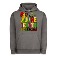 Pigment Tornado juneteenth fist free ish since 1865 Urban Hoodie - HRA Design Shop