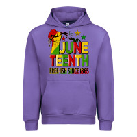 Tulip juneteenth fist free ish since 1865 Urban Hoodie - HRA Design Shop