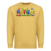 Antique Gold autism accept understand love Premium Sweatshirt - MaliasSmallBusiness