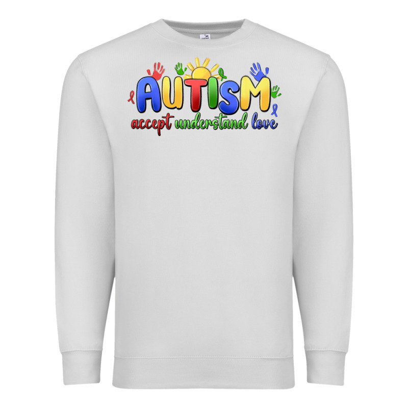 Autism Accept Understand Love Premium Sweatshirt by MaliasSmallBusiness | Teevron