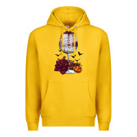 Lemon halloween roses wine Premium Hoodie - FaDigitalArtStudio