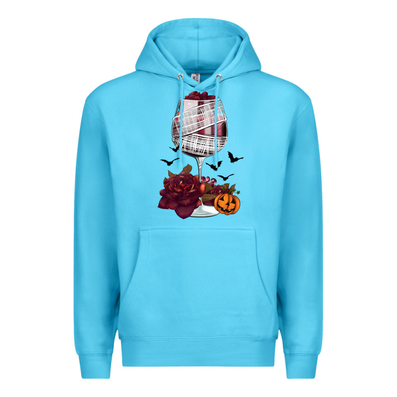 Halloween Roses Wine Premium Hoodie by FaDigitalArtStudio | Teevron